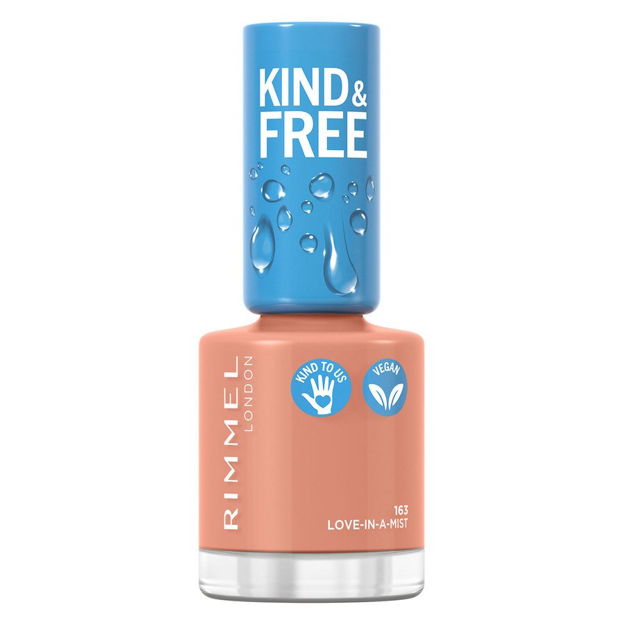 Rimmel London Kind & Free Clean Cosmetics Nail Polish 163 Love-in-a-Mist 8ml