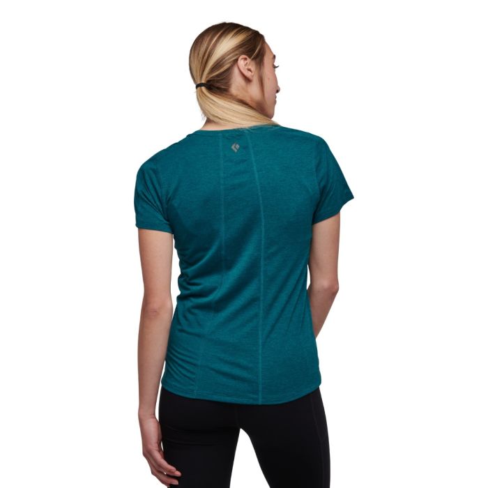 Black Diamond Dame T-shirts Lightwire SS Tech Tee Blå