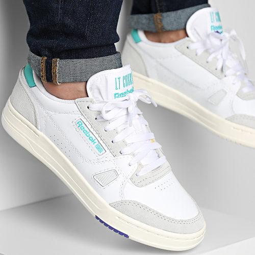 Baskets Lt Court IE9386 Footwear White Chalk Classic Teal