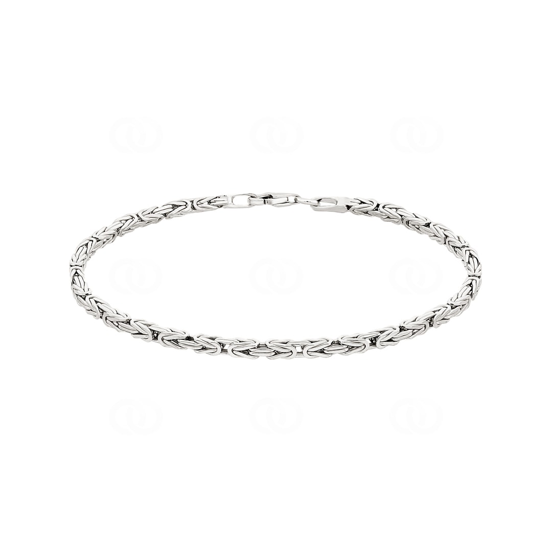 Königsarmband klassisch 925 Silber 2.5mm