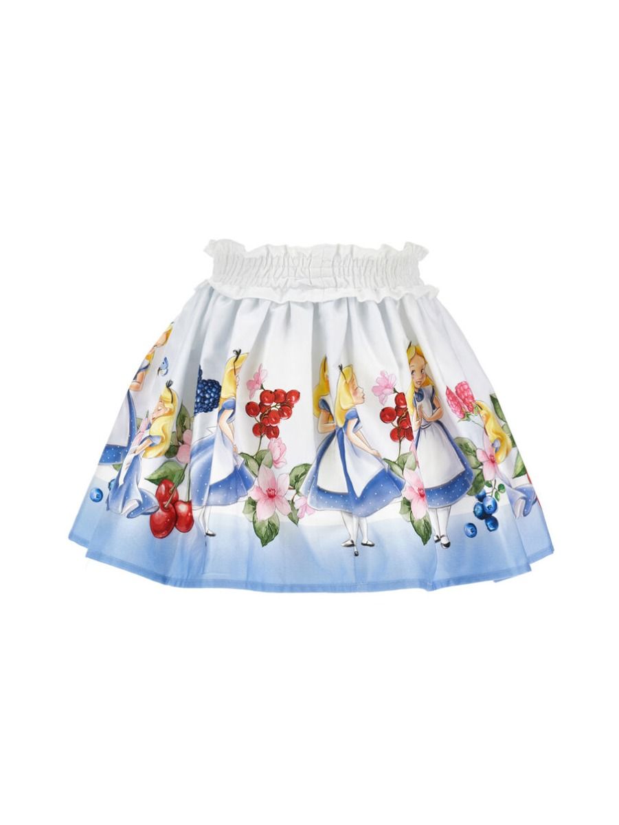 Monnalisa Alice Satin Skirt