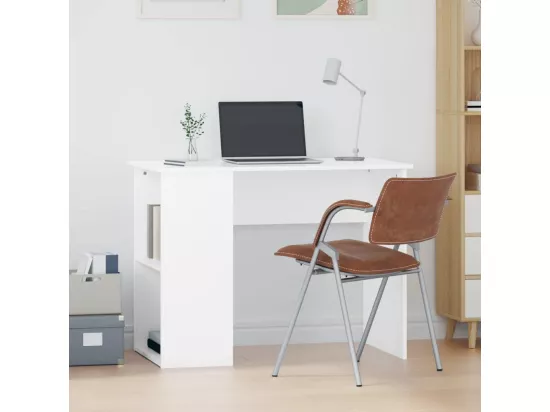 Bureau Blanc 100x55x75 cm Bois d'ingénierie