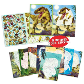 Dino World nummer stickers