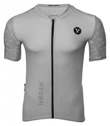 Maillot Manches Courtes LeBram Loze Gris Coupe Aero