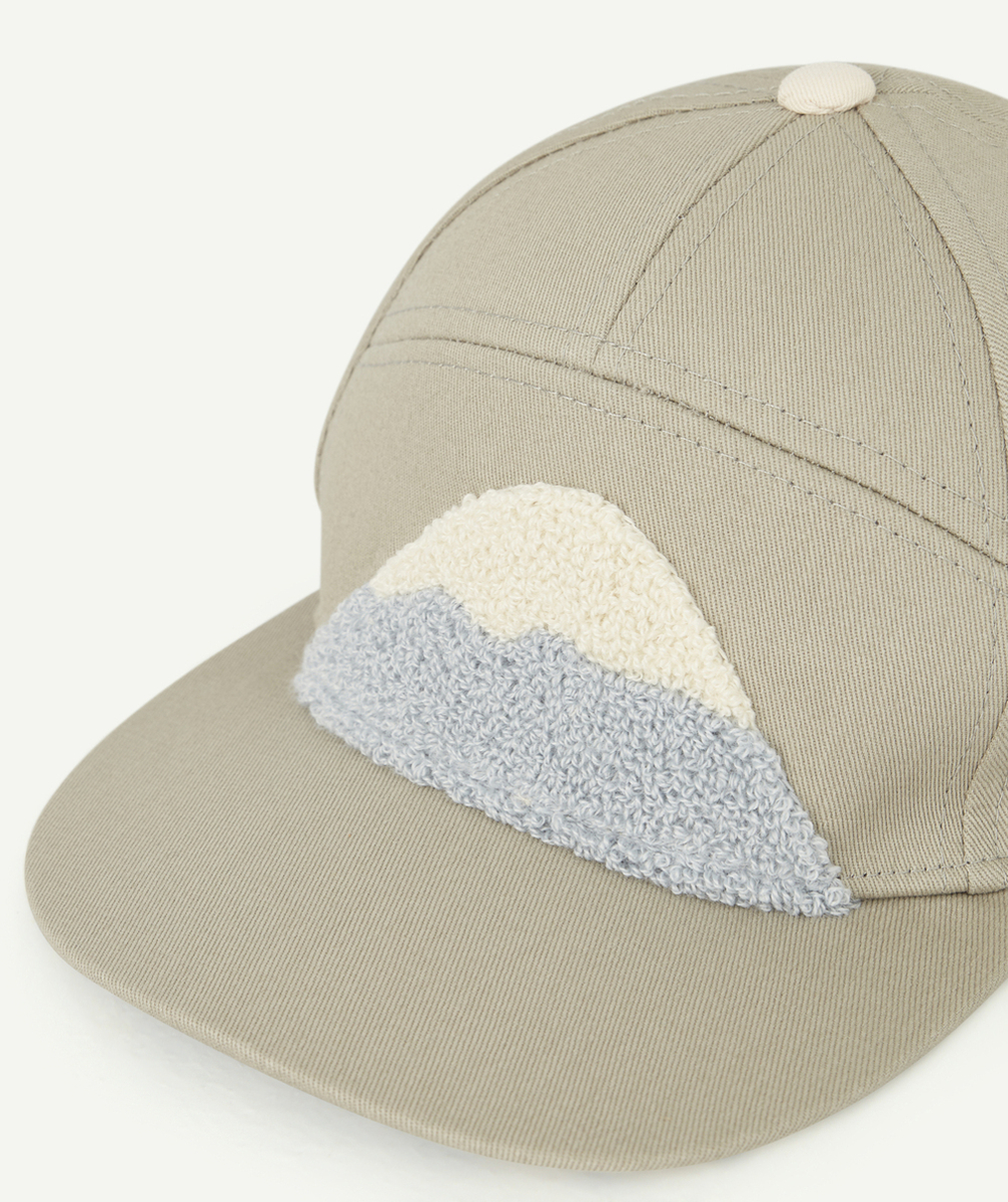 LASSIGCASQUETTE MONTAGNE EN COTON BIO VERTE