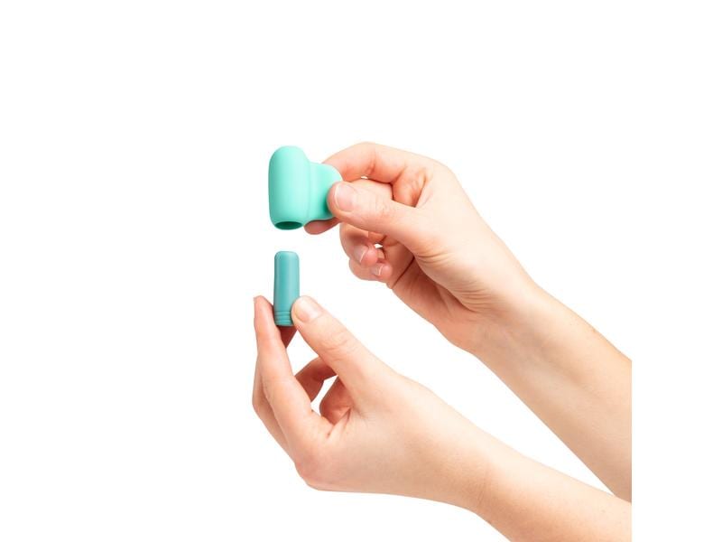 Amorelie Fingervibrator «Twerk» Türkis Hochwertiges Sextoy im kompakten Format