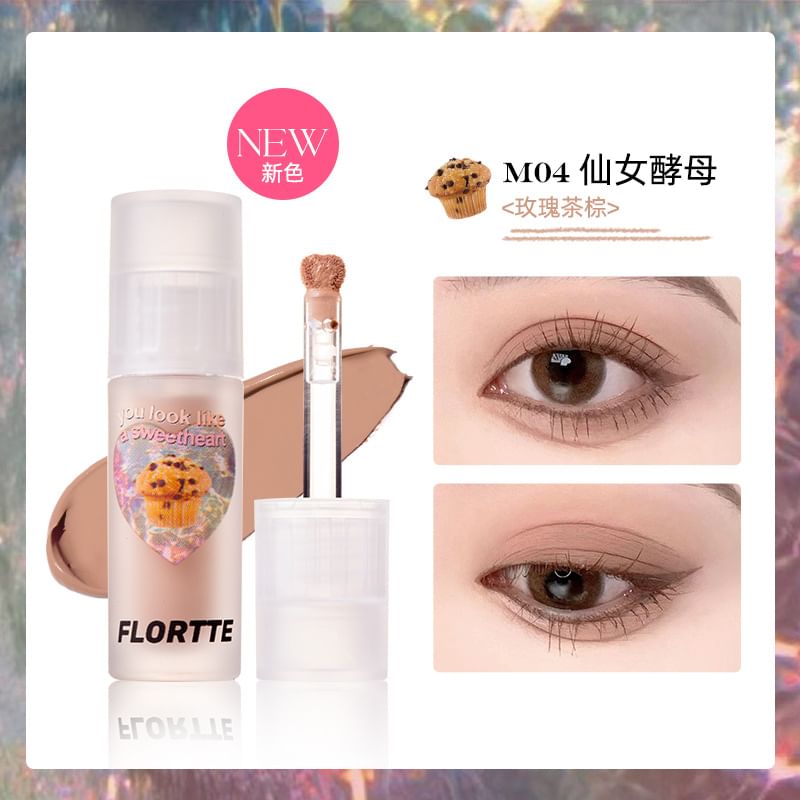 FLORTTE - MATTE VLOEIBARE OOGSCHADUW - 4 Kleuren