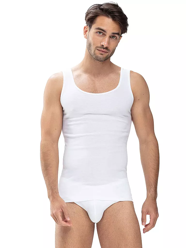 MEY Athletic Shirt Casual Cotton Weiss weiss