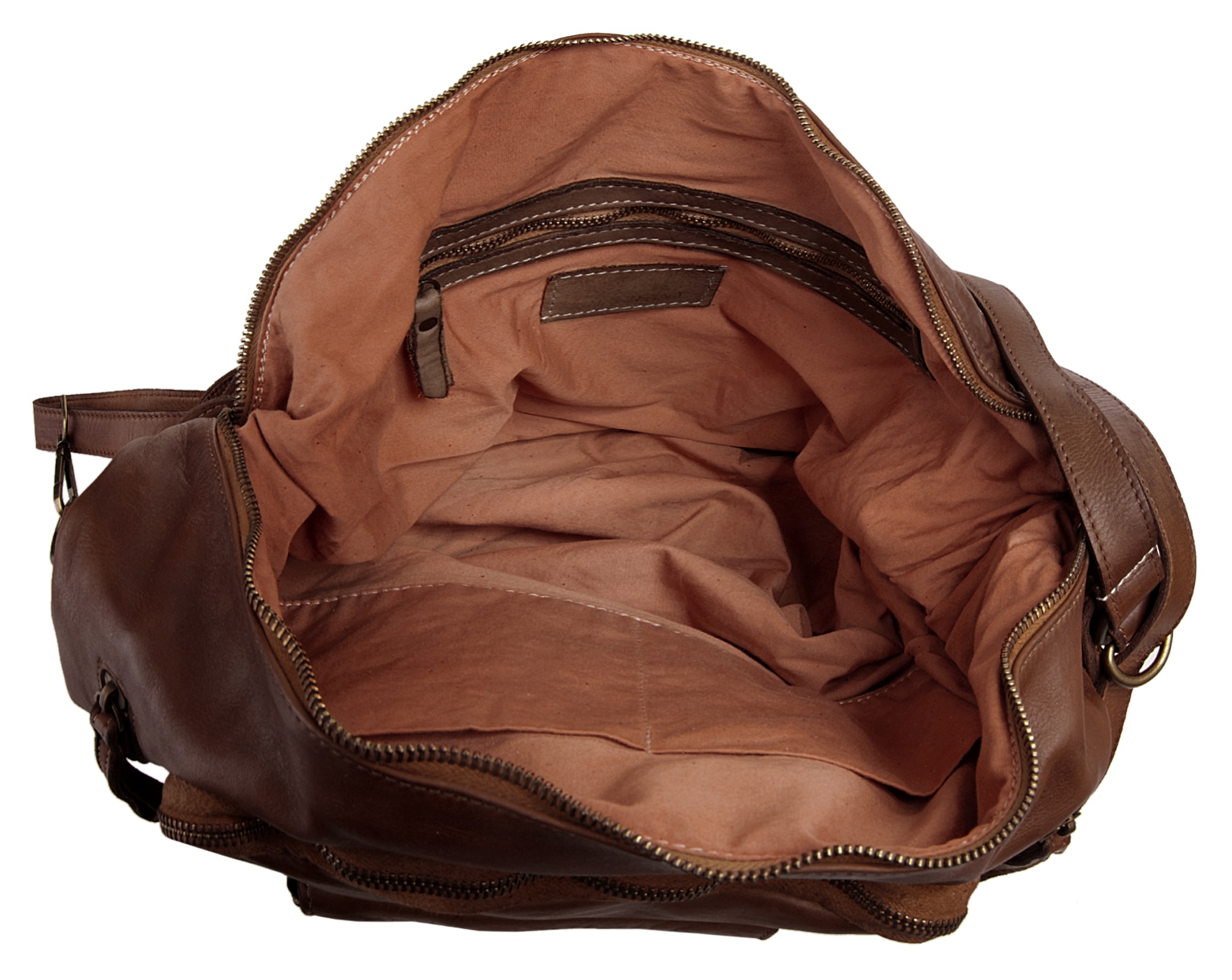 forty° Cityrucksack echt Leder, Made in Italy