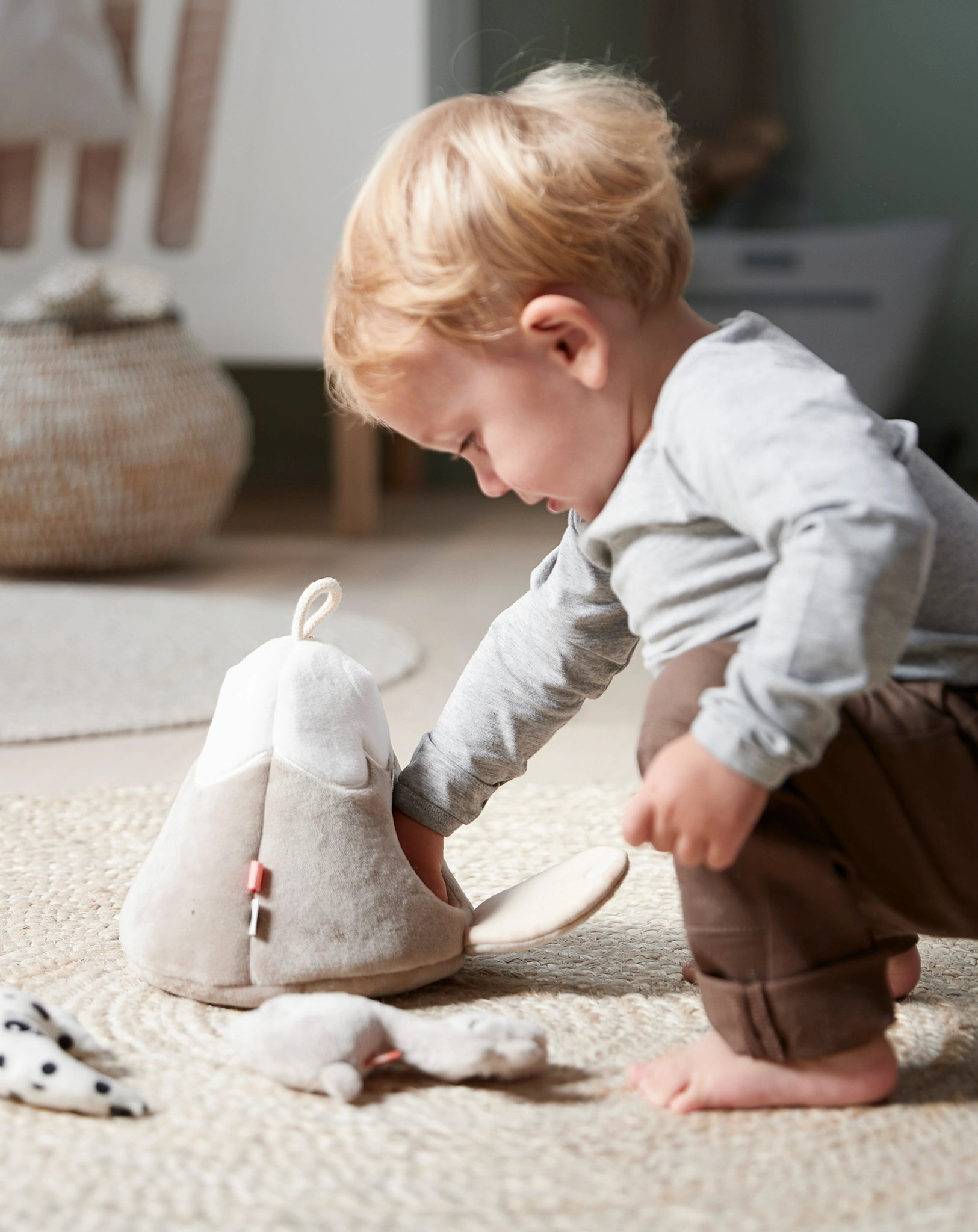 Kuscheltier-Set HIDE&SEEK - LALEE (22cm) 5-teilig in bunt