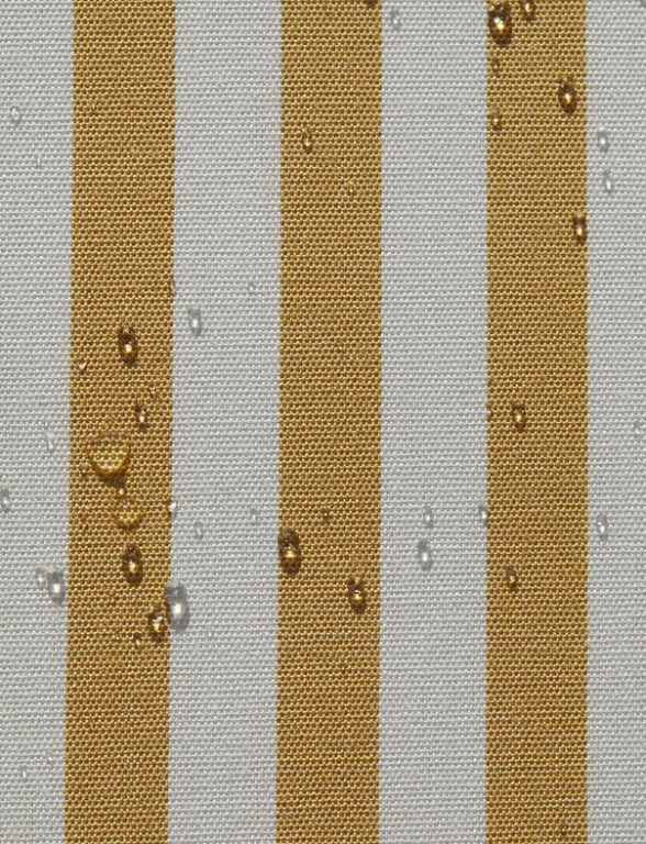 Fritz Hansen Zitkussen voor Skagen tuinstoel golden yellow stripe