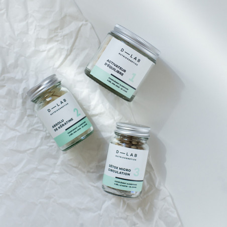 D-LAB NUTRICOSMETICS Programme Masse-Capillaire 2 mois