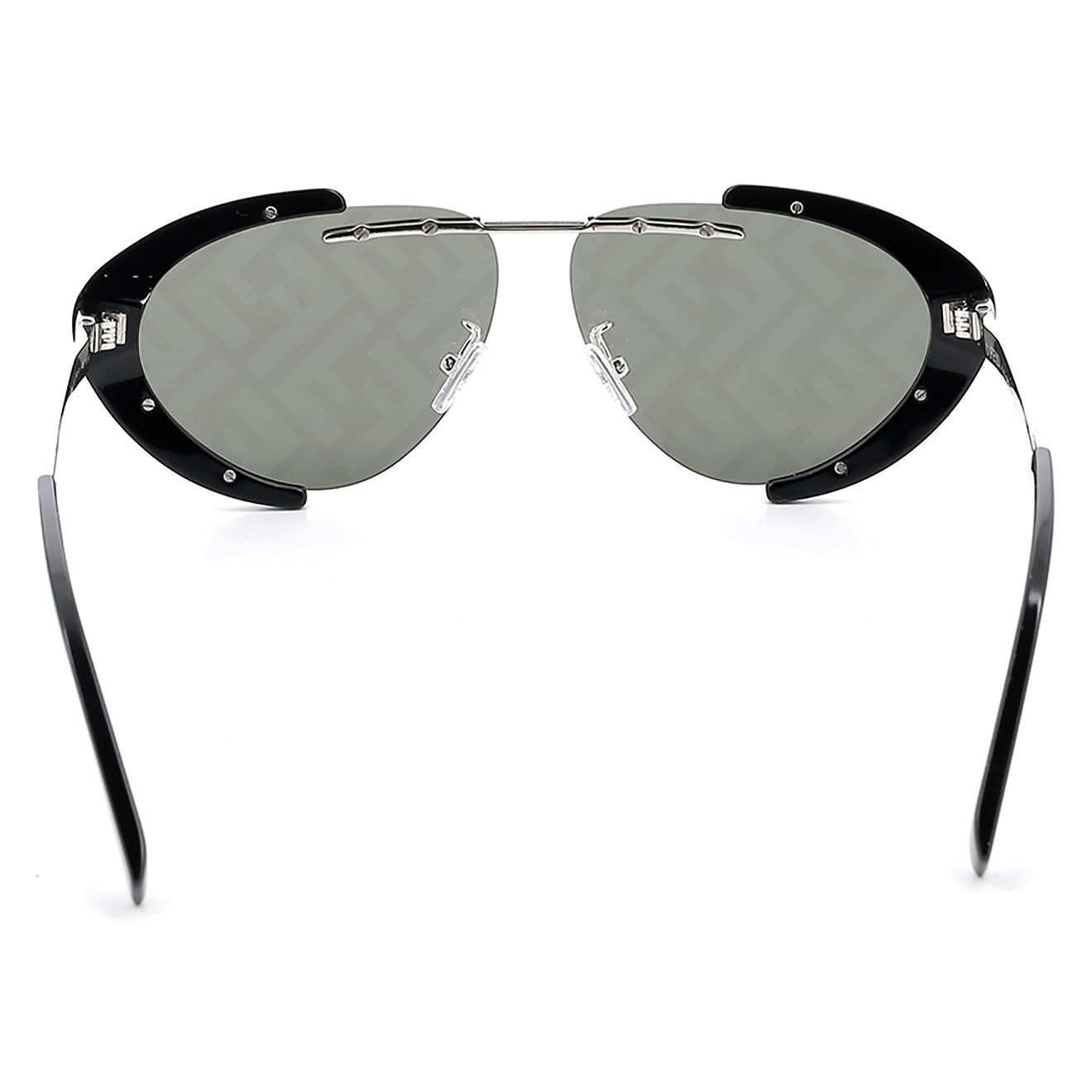Fendi Lunettes de soleil Monogramme noires - Neuf sans étiquette