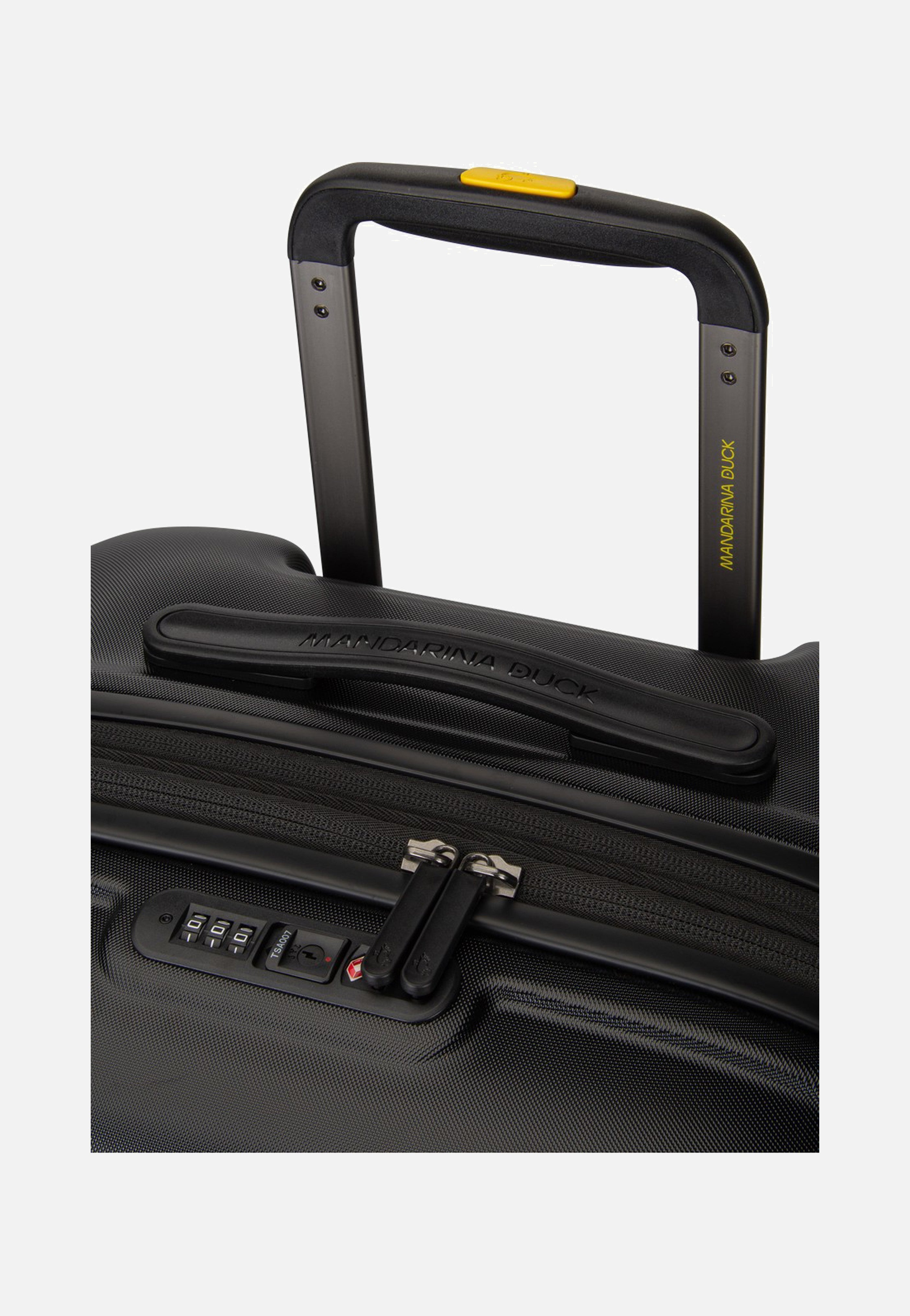 Logoduck + Trolley Medium Exp Black - Koffer