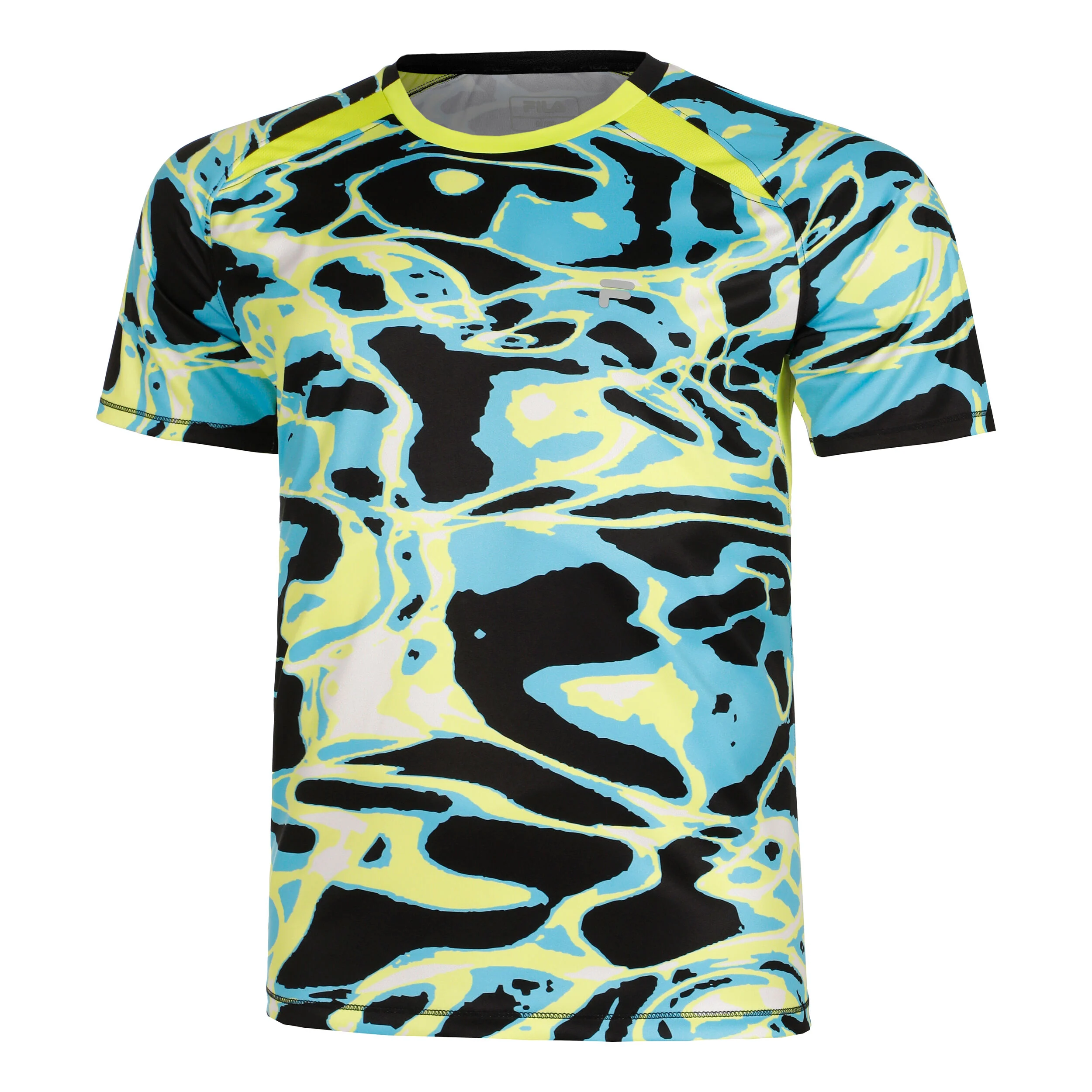 Fila Cassian T-shirt Hommes - Noir , Multicouleur