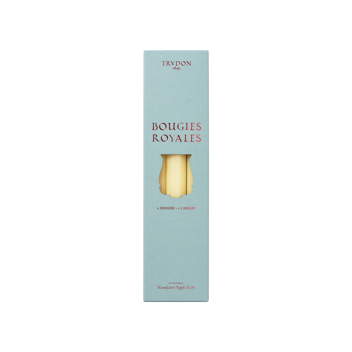 Taper Candles Royales White