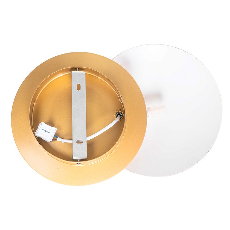 Moderne wandlamp koper rond 20cm - Sunrise
