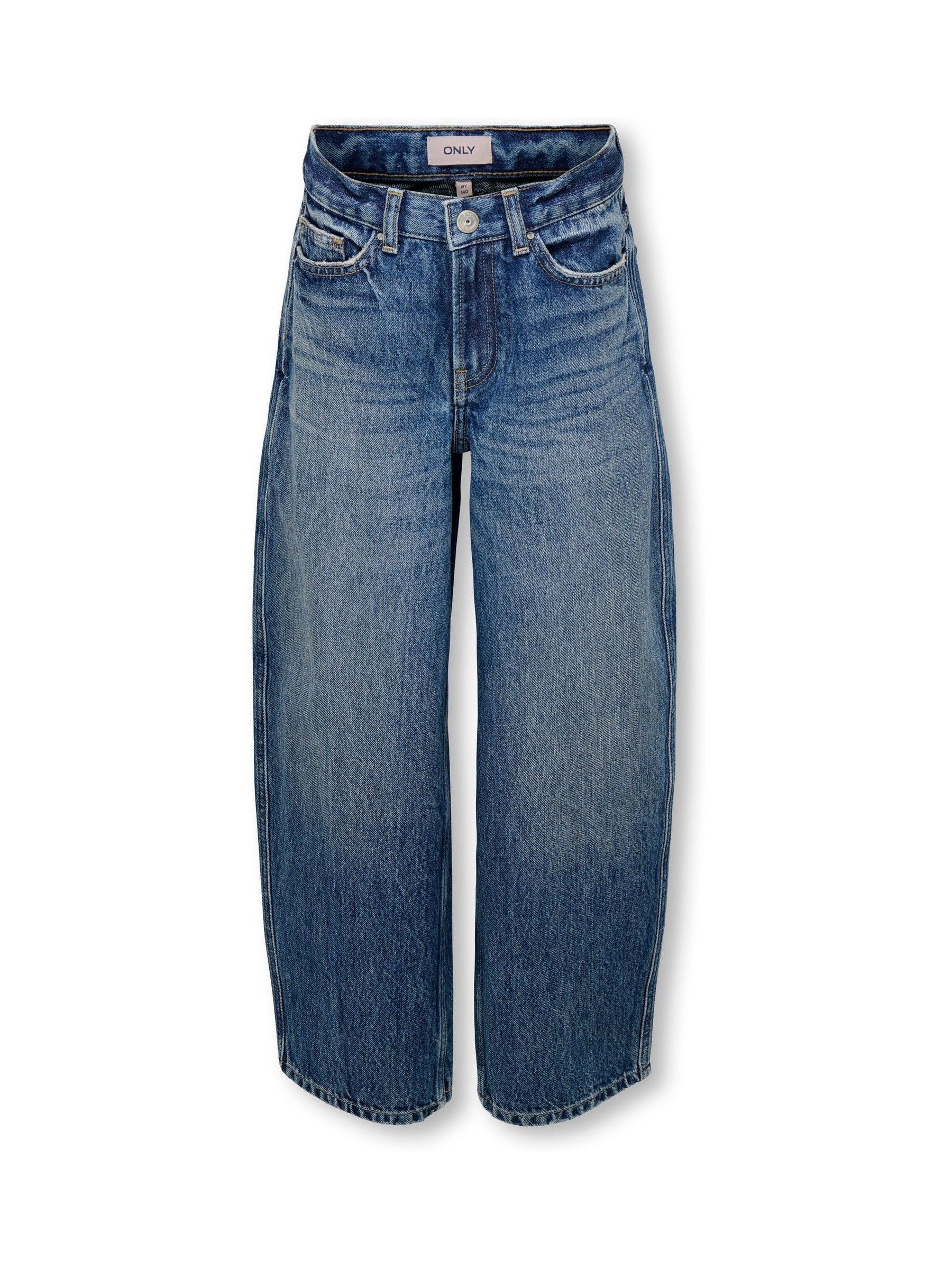 ONLY KIDS Blue Barrel Leg Jeans