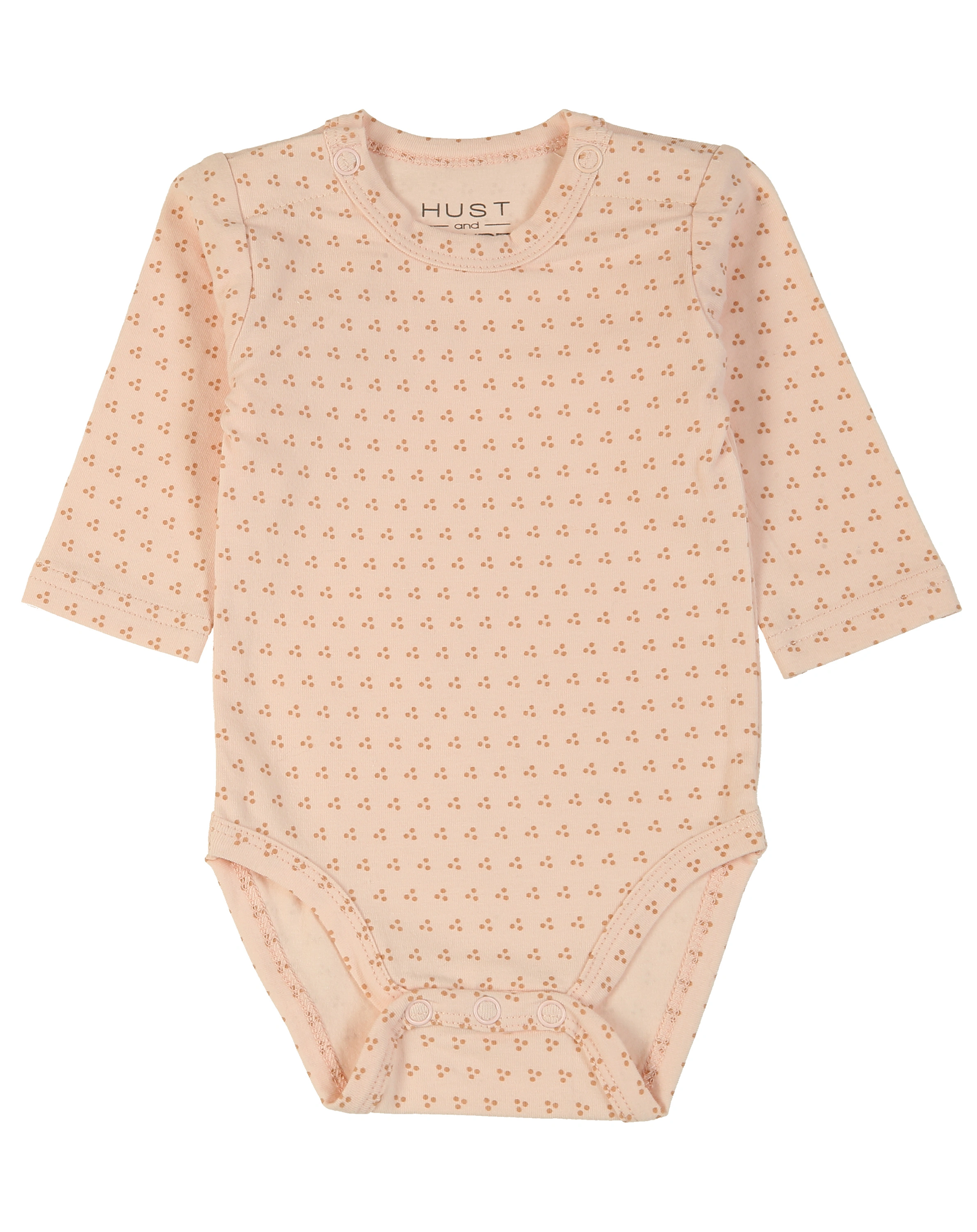 Langarm-Body BASE 3er Pack in apricot