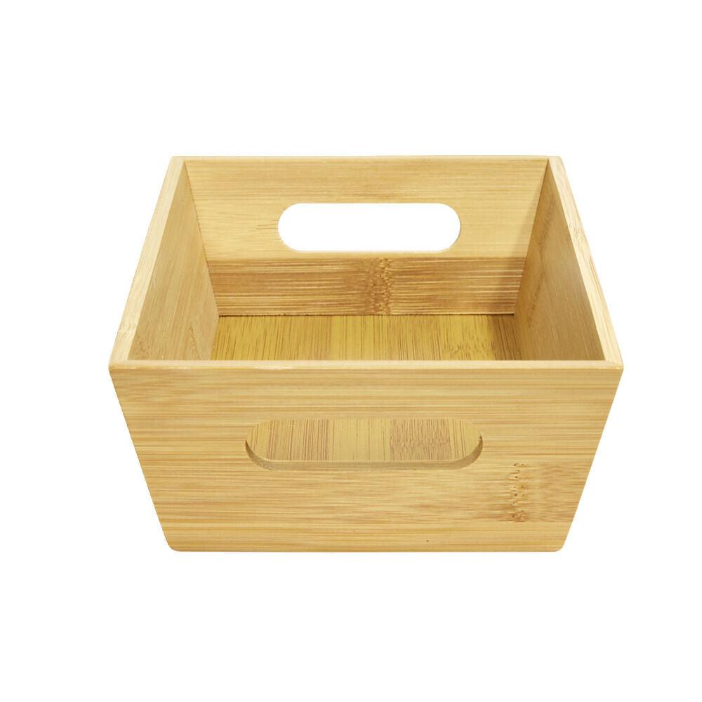 Panière de rangement bambou 22x15xH6,5cm