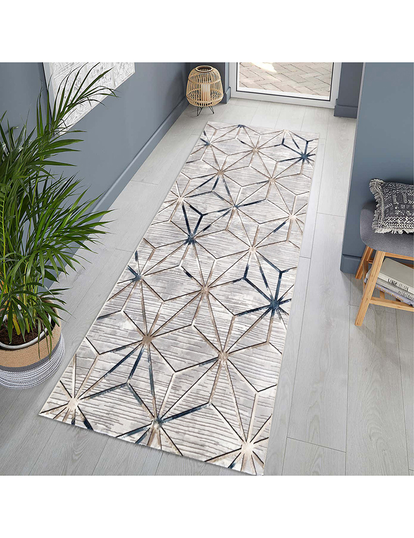 Gray Blue Rug