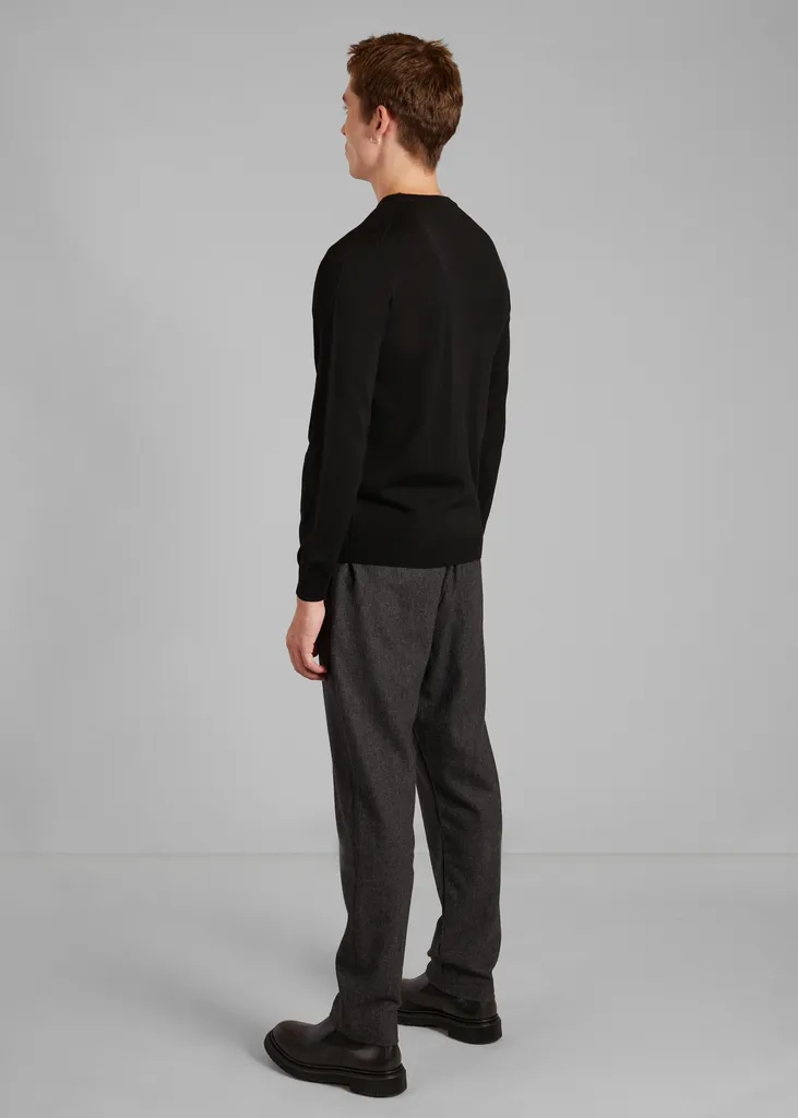 Pull col rond en laine mérinos L'Exception Paris
