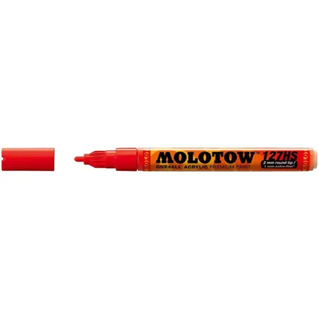 Molotow Permanentmarker ONE4ALL 127 HS, nachfüllbar, 2 mm, verkehrsrot