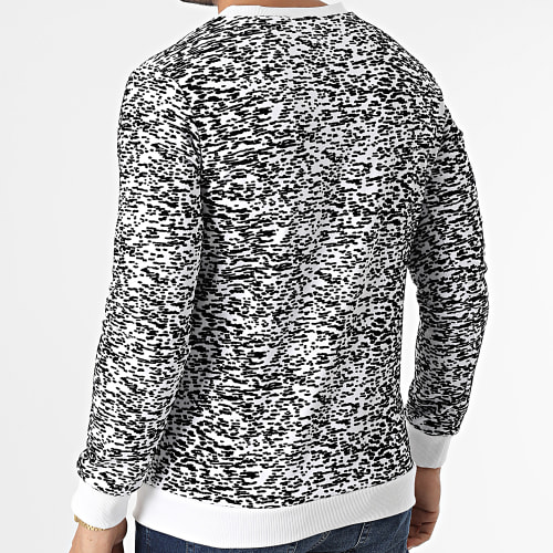 Sweat Crewneck VS Blanc Noir