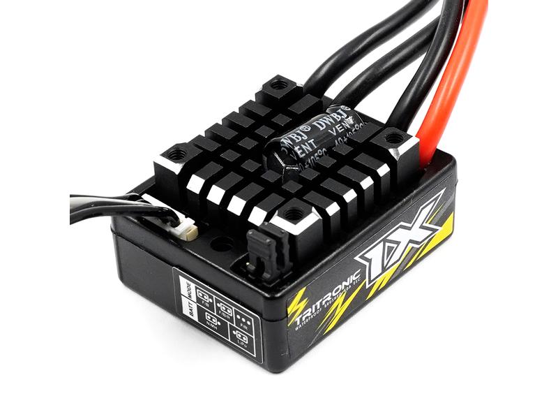 Yeah Racing Brushed Regler Tritronic 1X 60A, 2-3S, Wasserdi ESC für RC Fahrzeuge mit Bürstenmotoren