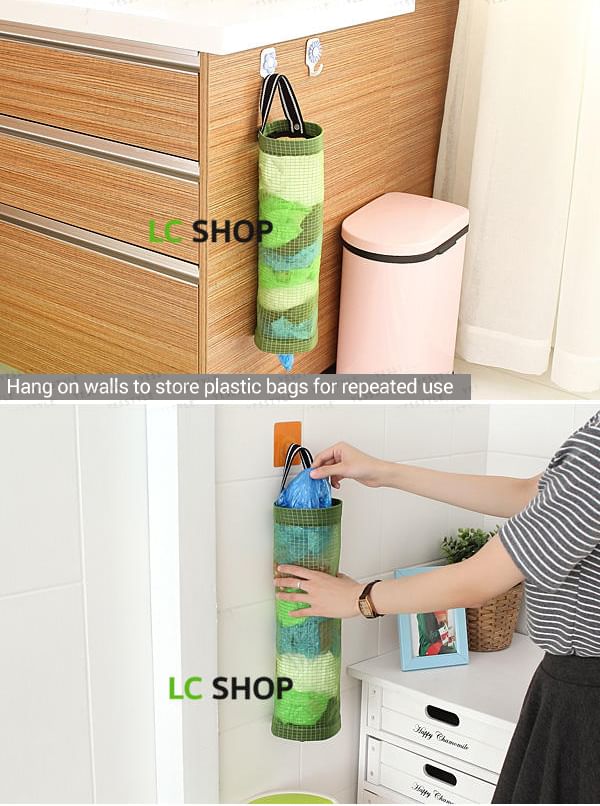 Lazy Corner - Hangende organizer voor vuilniszakken