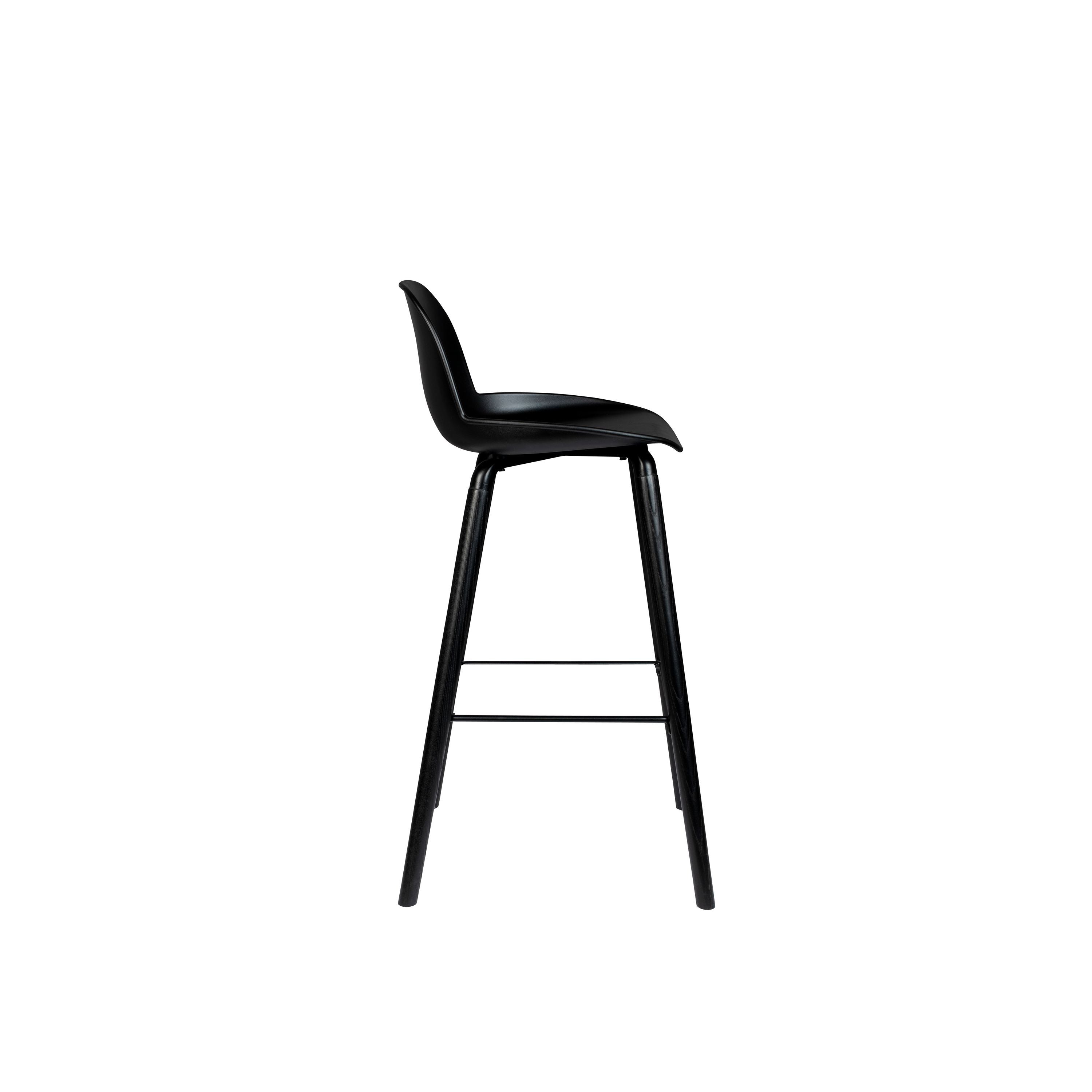 Zuiver Albert Kuip Barkrukken 75 cm Zwart - Set van 2