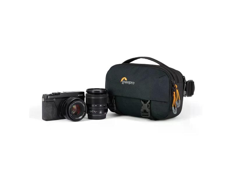 Lowepro Kamera-Tasche Trekker Lite HP 100 Schwarz Fototasche für unterwegs aus recycelten Materialien