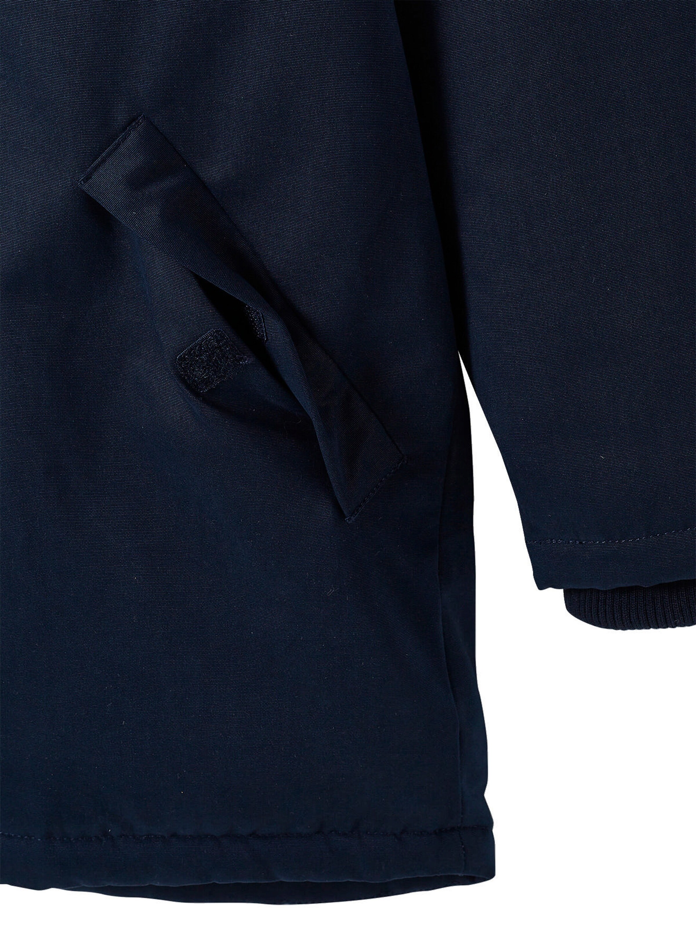 Vertbaudet Jungen Jacke mit Kapuze, Wattierung Recycling-Polyester marine