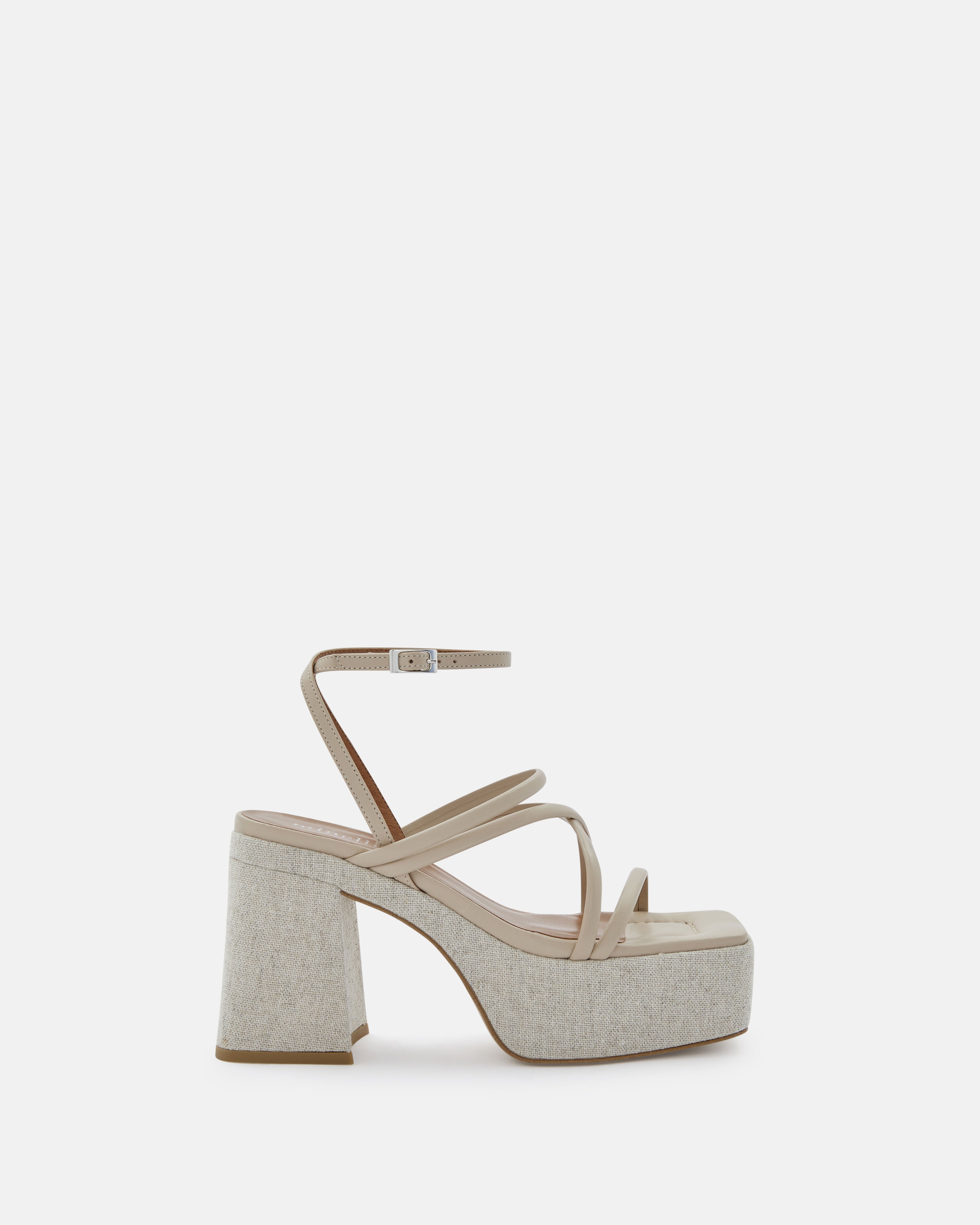SANDALE à TALON AGRETA Beige