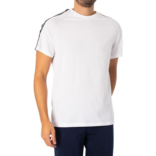 BOSS - Camiseta Deportiva Con Logo Lounge Blanco