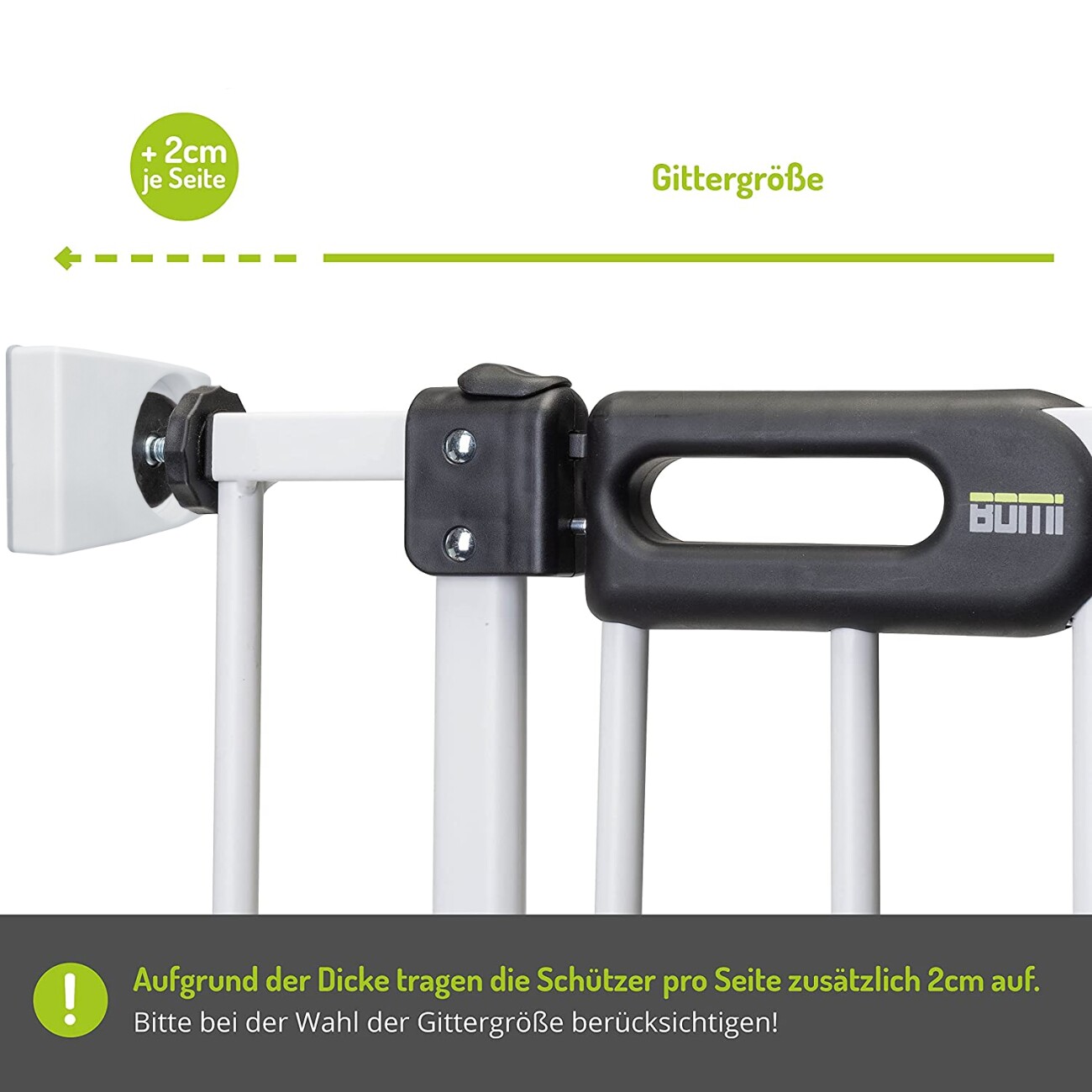 bomi Zubehör Schutzgitter 4er Set Wandschützer