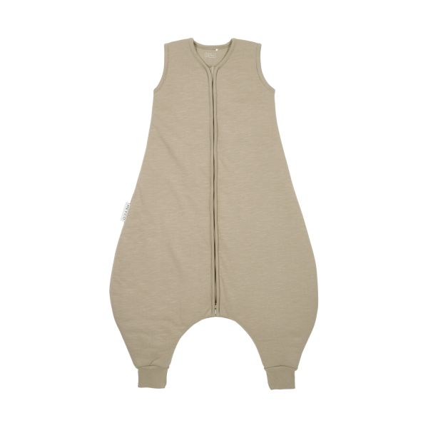 Slaapzak Jumper Winter Slub Met Team No Sleep Applicatie Taupe / Offwhite 80 cm