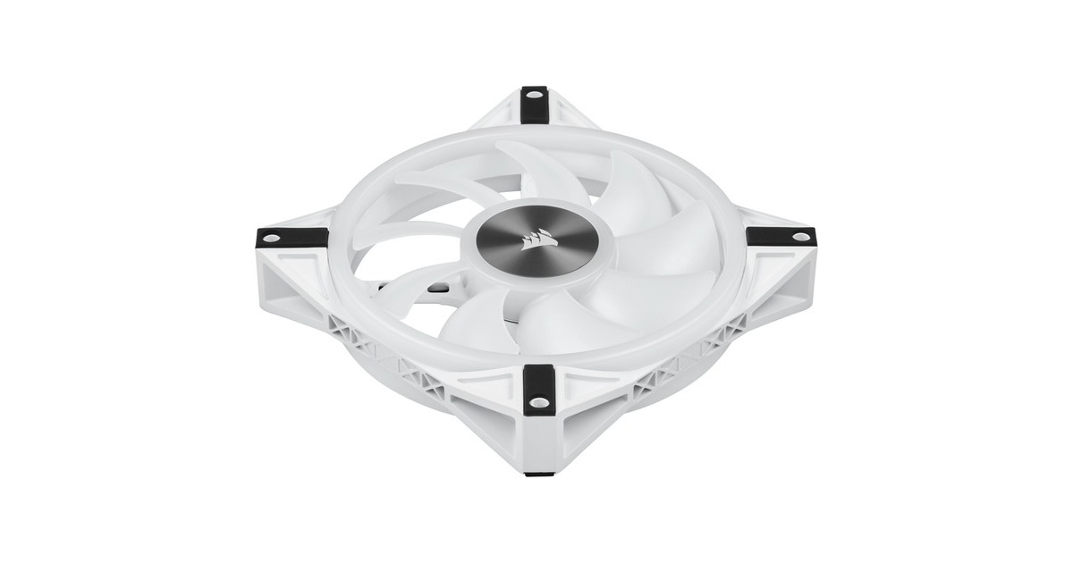 CorsairiCUE QL140 RGB case fans  (Wit, 2 stuks, 140 x 140 x 25 mm, PWM)