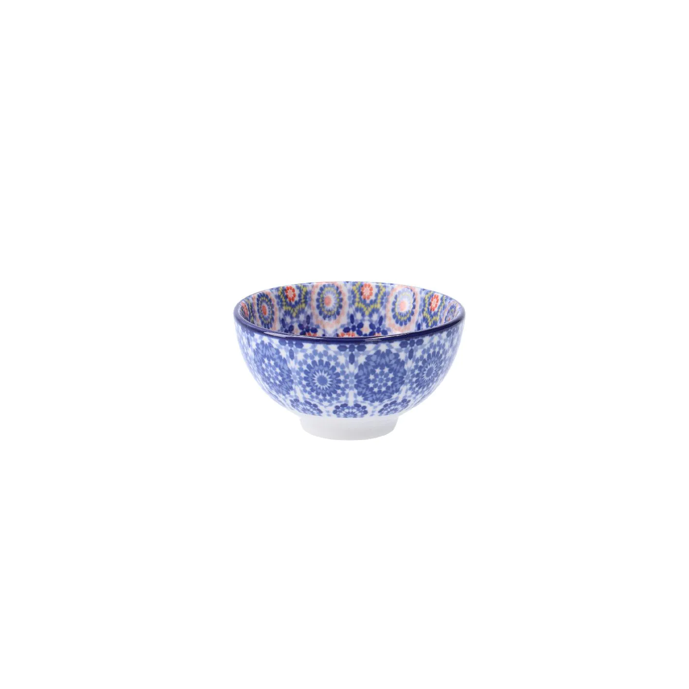 Schale Tokio, dunkelblau/orange, 9 cm