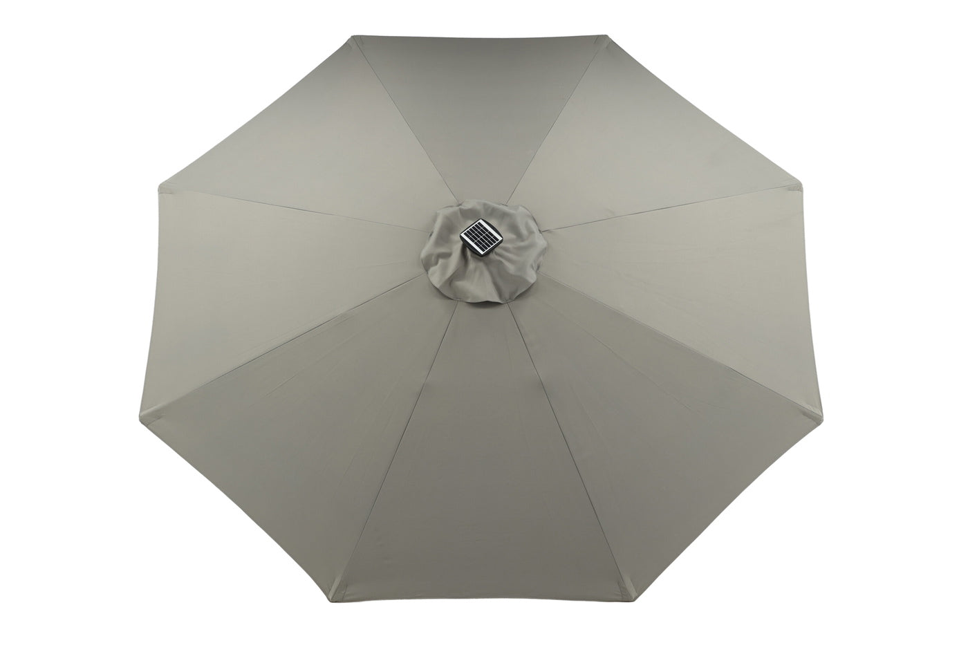 FjÃ´rd - Parasol Grijs 270cm - Led - Sabal