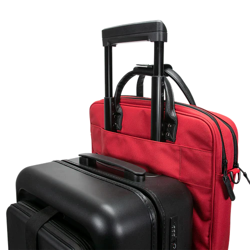 Sac Ordinateur Shanghai Berlin rouge framboise