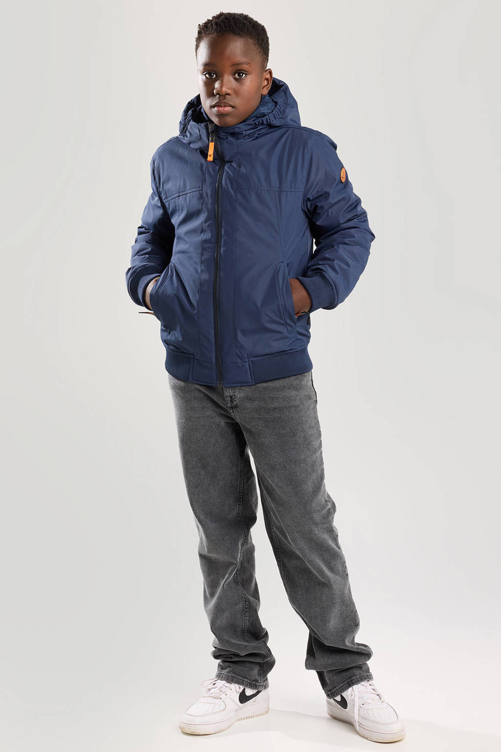 America Today winterjas donkerblauw
