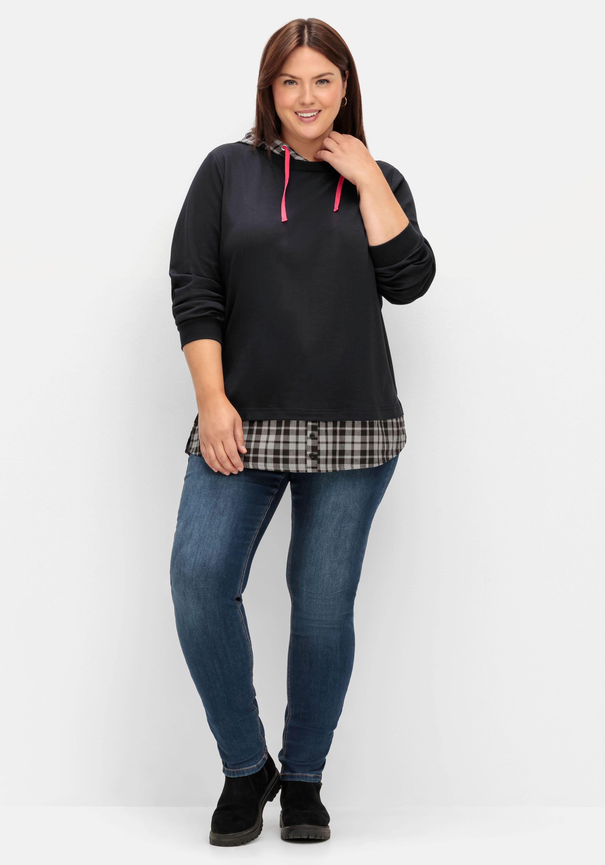 2-in-1 Sweatshirt mit Kapuze und Bindeband