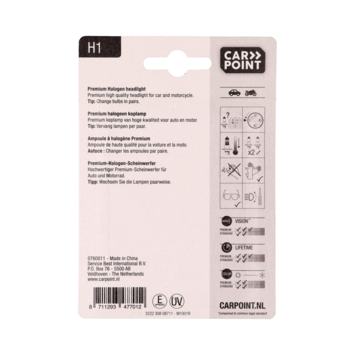 Carpoint autolamp H1 Premium 12V 55W