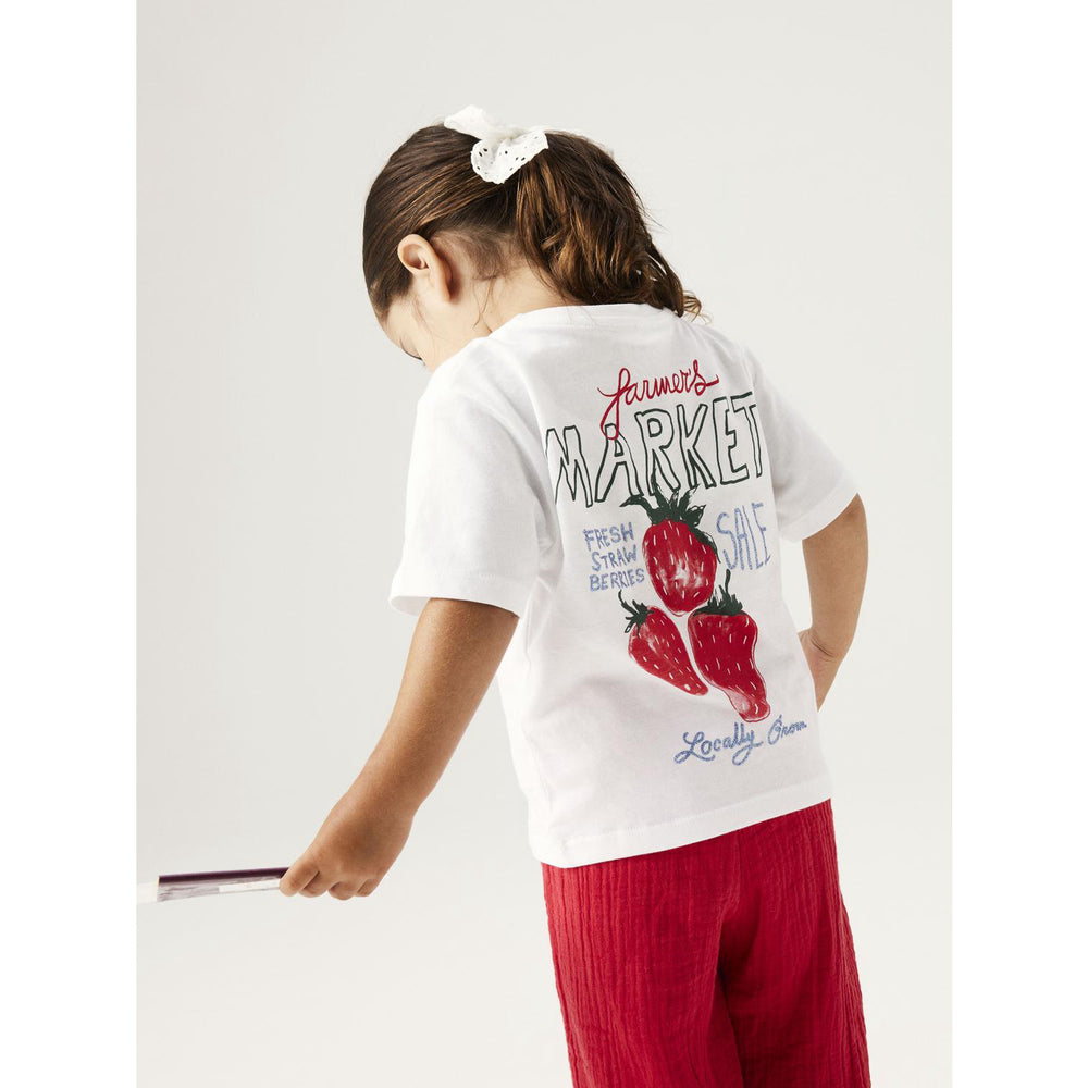 Køb Name It Bright White Nmfjaysline Ss Nreg Top Box