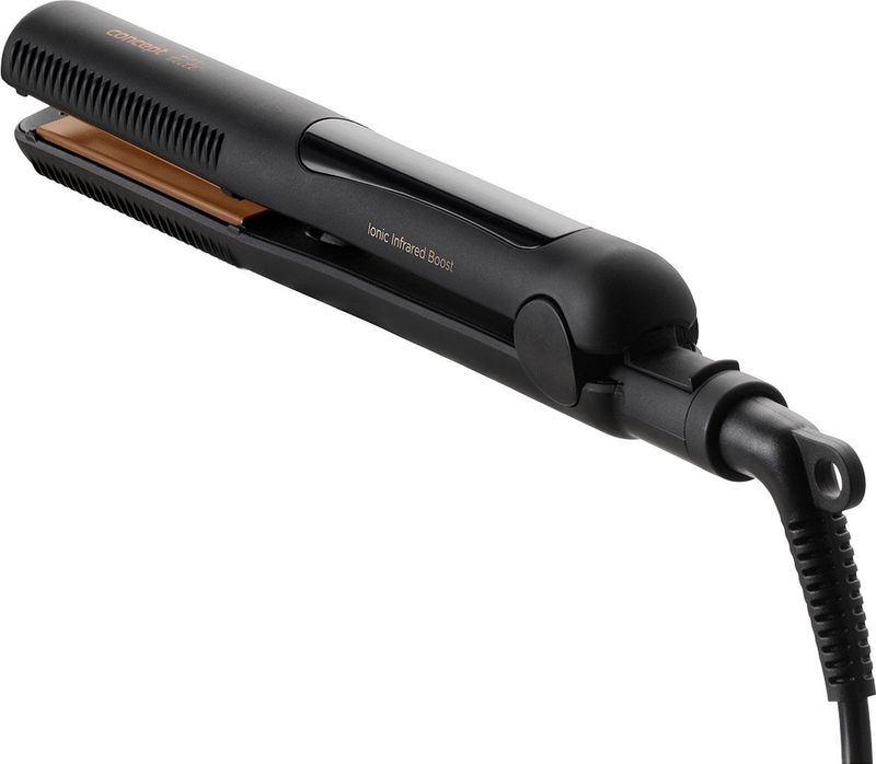 Concept - VZ6020 - Stijltang - Ionic Elite - Zwart - Infrarood Technologie