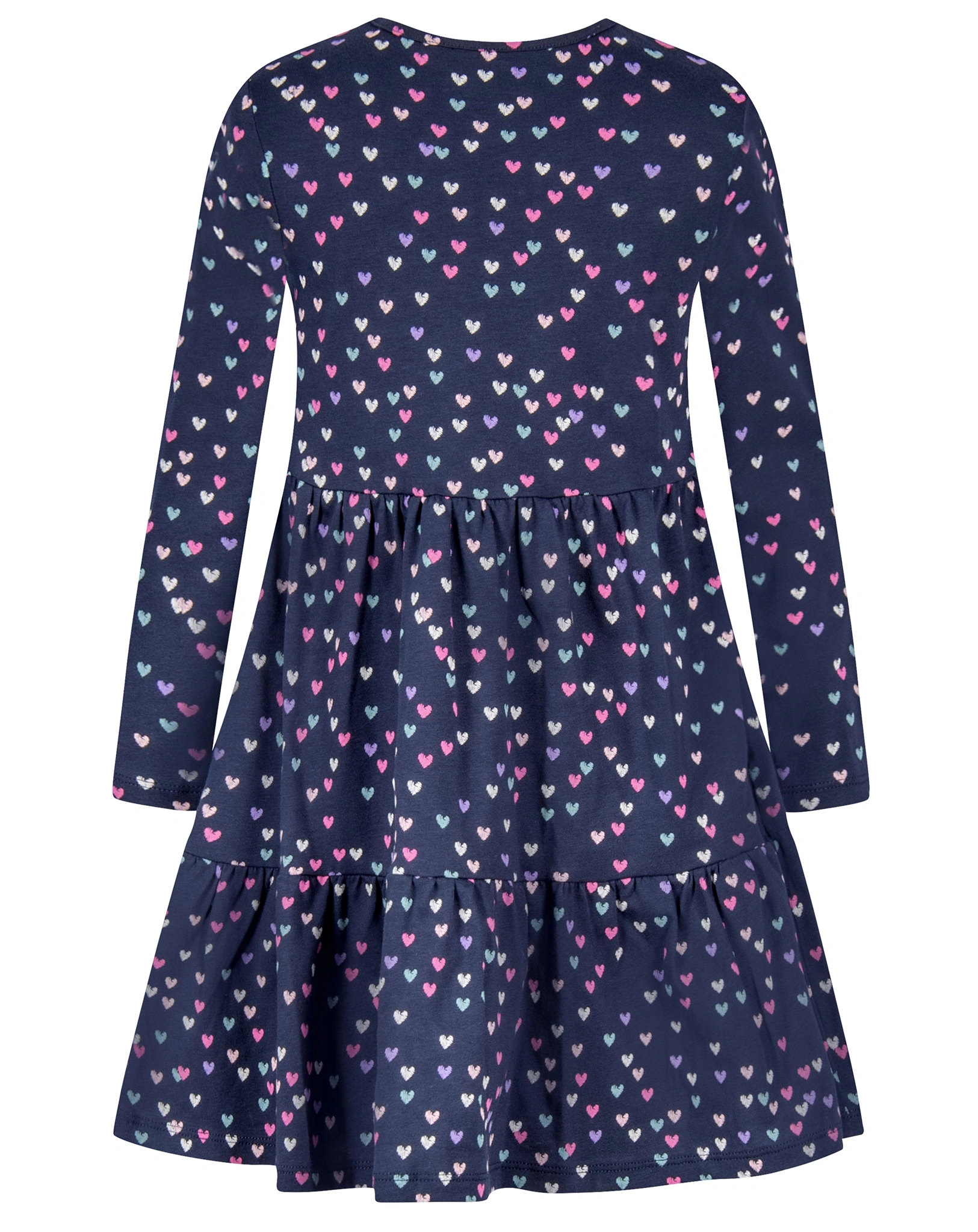 Langarmkleid HERZIG AOP in navy