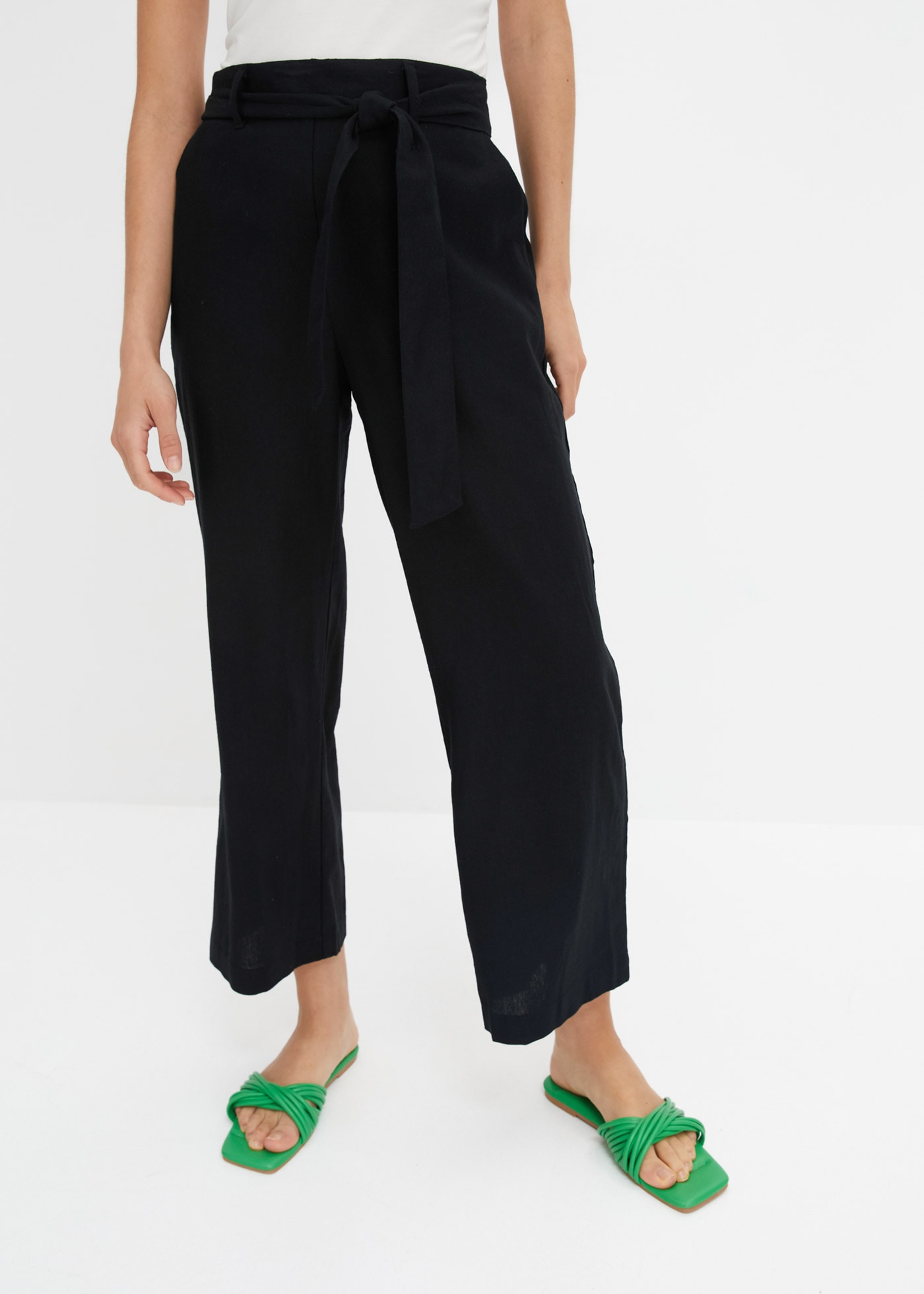 bonprix Culotte »Culotte aus luftigem Leinen-Mix«  Culotte aus luftigem Leinen-Mix