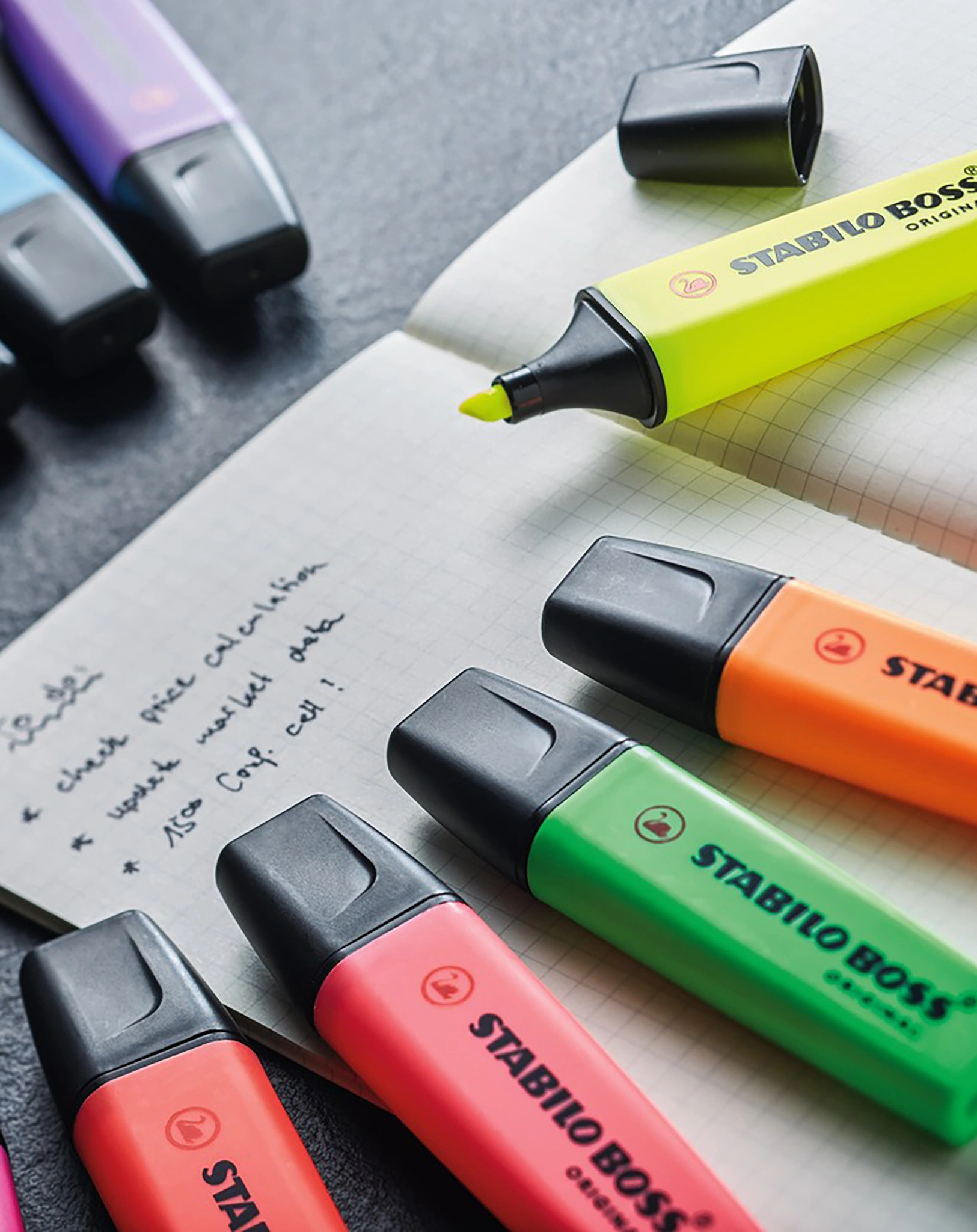 Textmarker STABILO® BOSS ORIGINAL 6er Pack