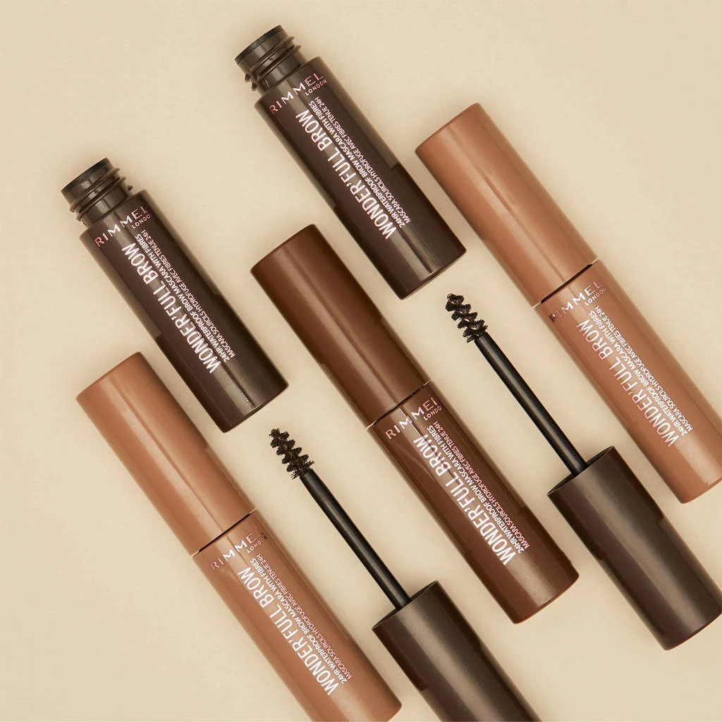 Ideale wenkbrauw gelRimmel London Wonder'full 24 Hour Brow Wenkbrauw Mascara - 003 Dark brown